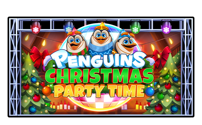 Penguins Christmas Party Time